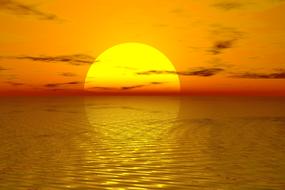 sunset sun summer nature