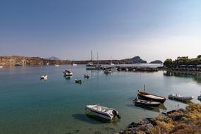 Port Boats Water landscape