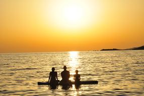 Sunset Sup Standup Paddle