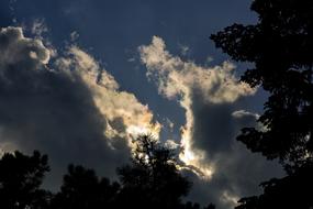 Cloud Sunset Landscape In The