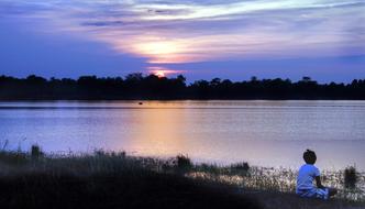 Girl Lady Lake