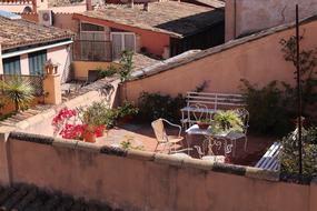 roof Terrace of old building