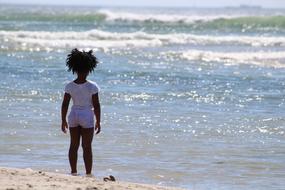 Child Alone Water