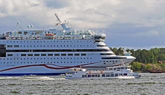 Sweden Deep-Sea Ferry Stockholm