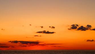 Sunset Sky Clouds