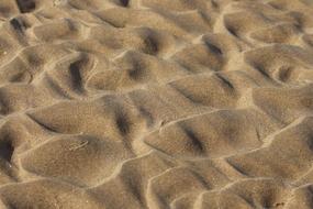 Sand Beach ripples Macro