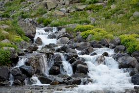 Landscape of Kackars river