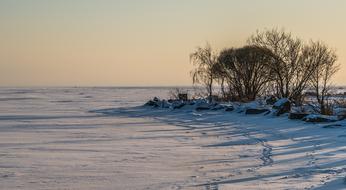 Winter Beach Water