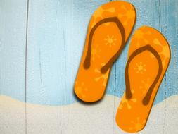 flip flop vacations background