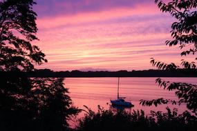 Sunset Boat Lake