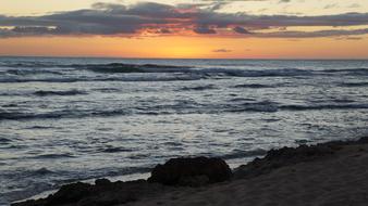 Sunset Beach island