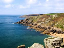 Cornwall Coast nature Landscape