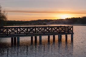 Body Of Water Bridge Lake