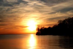 Sunset Water Lake
