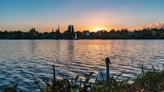 Alster Evening Sunset