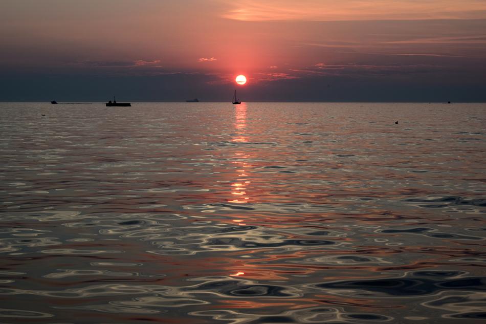 Sunset Trieste Sea