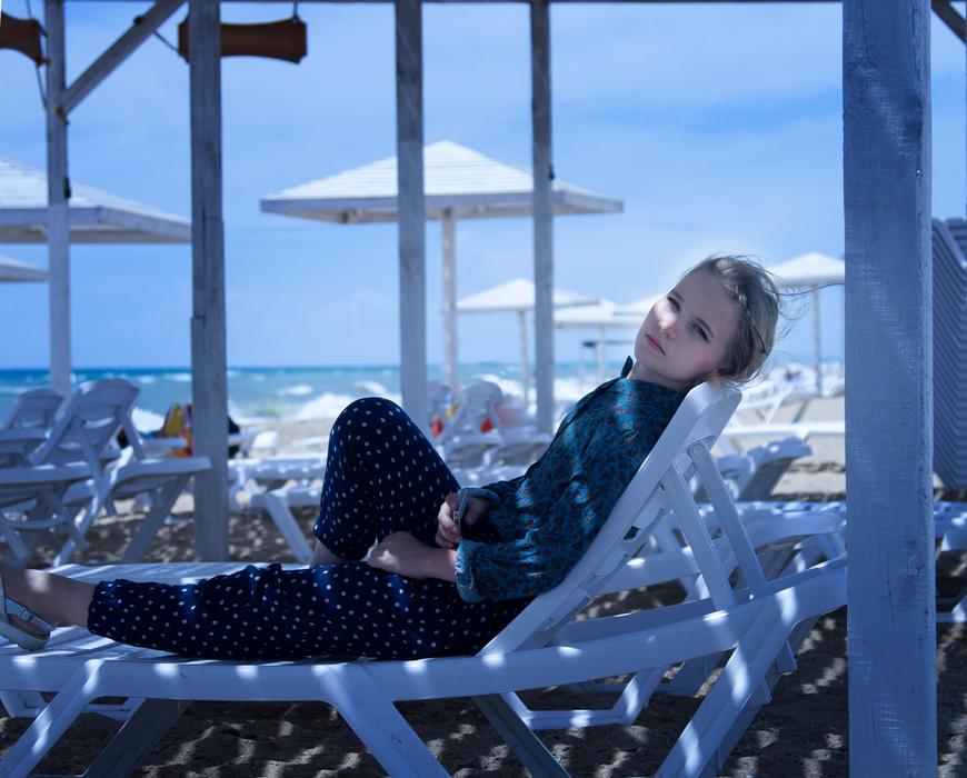 Beach Recliner Sea