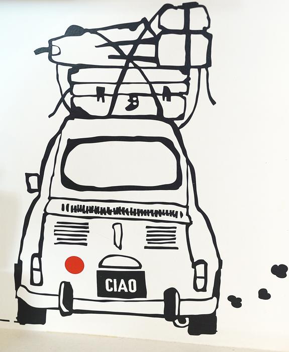 Cartoon Fiat 500
