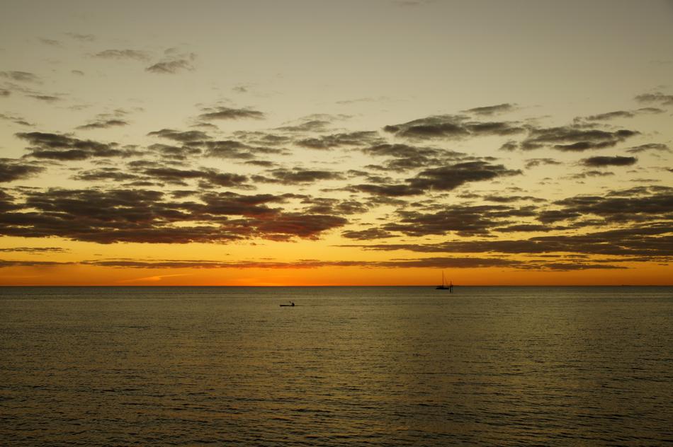 A BirdS Eye view of Sunset Waters