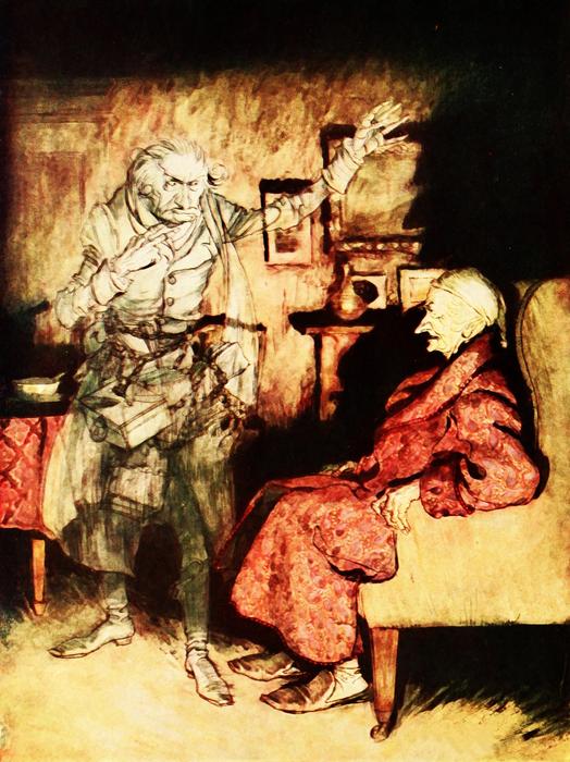 vintage arthur rackham christmas
