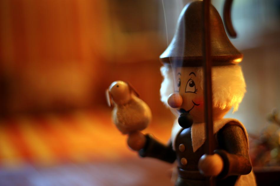 Christmas Decoration of wood puppet