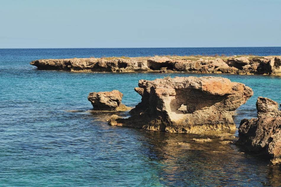 Rocky Sea Coast Landscape