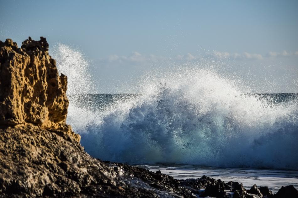 Wave Smashing Crashing