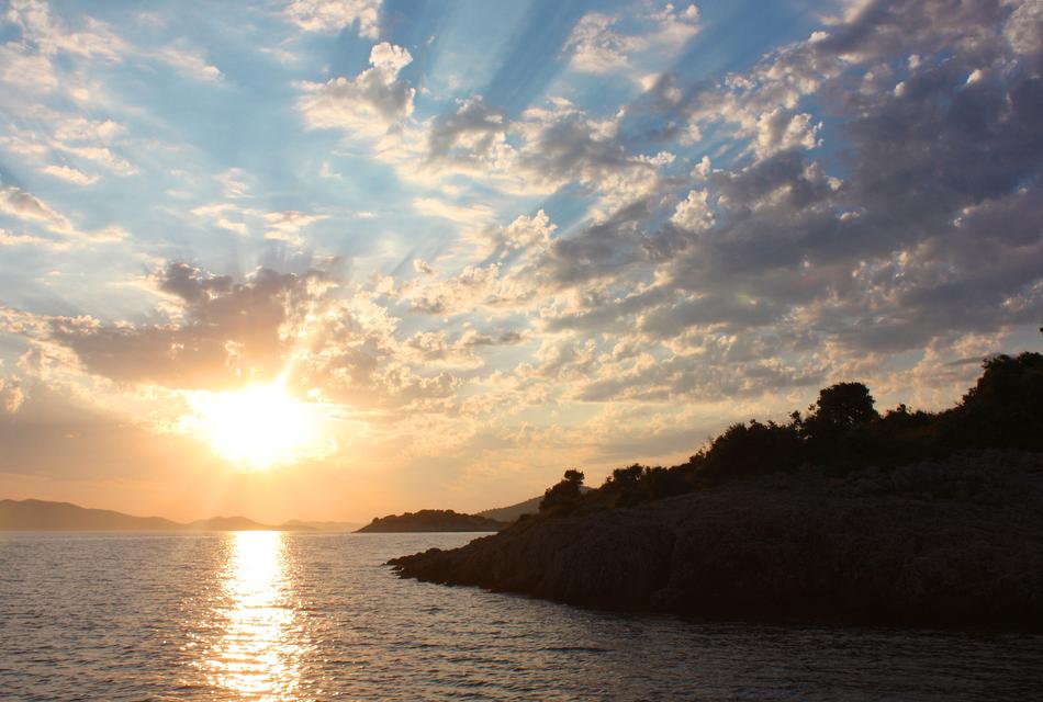 Sea Sunset Sky