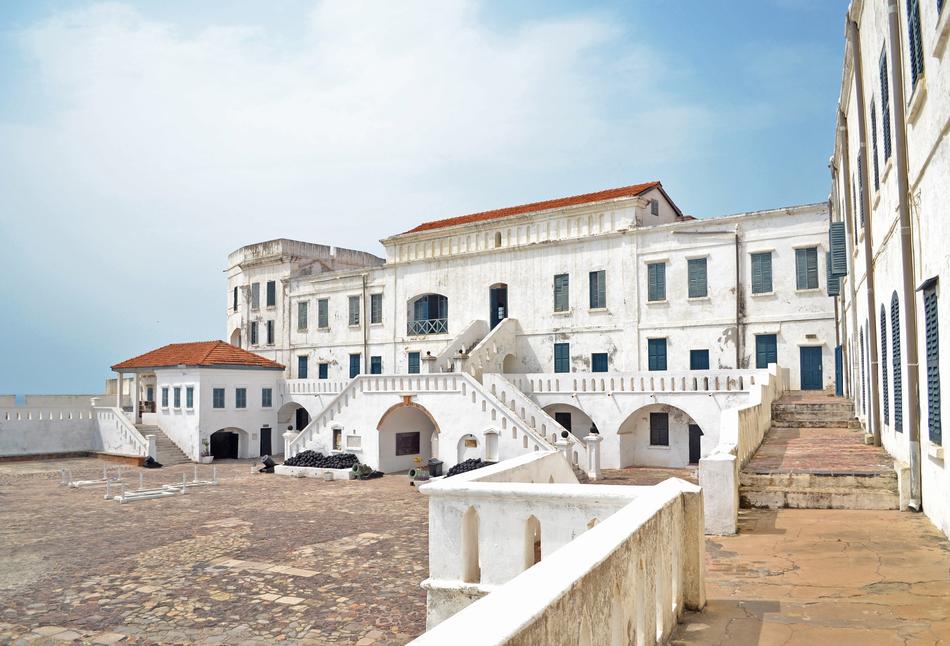 Castle on Cape Coast in Ghana