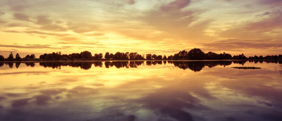 Sunset Lake Sky