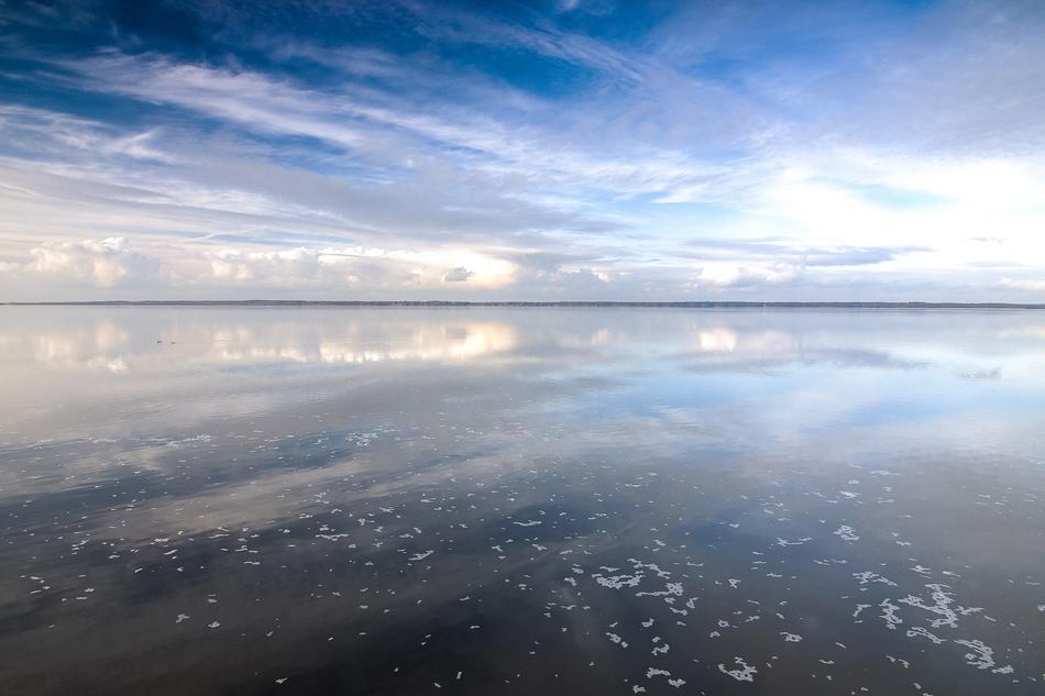 frozen Water Landscape