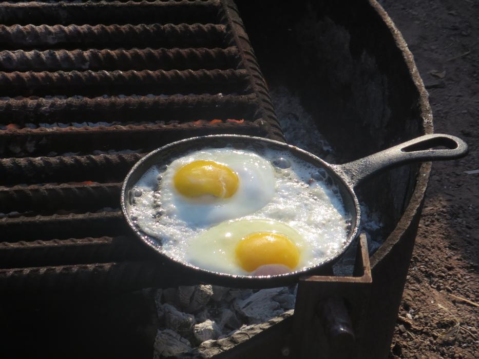 Camping Eggs Breakfast