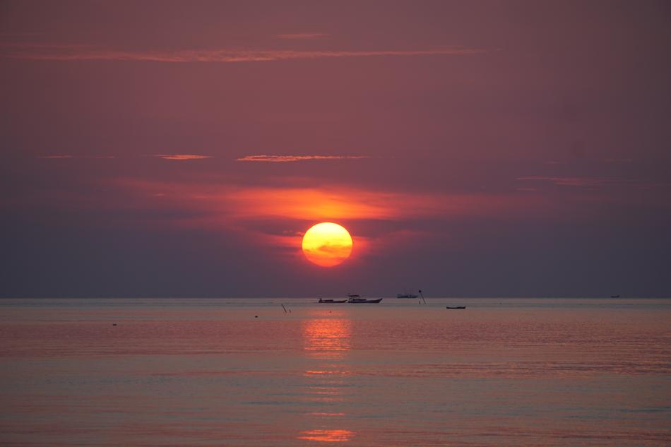 Sunset Karimunjawa landscape