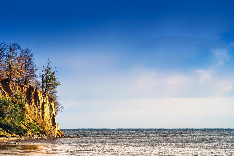 Seashore Cliff Sea