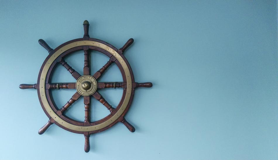 Steering Wheel Blue Twist