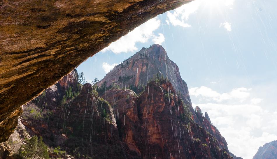 Zion Utah Rain