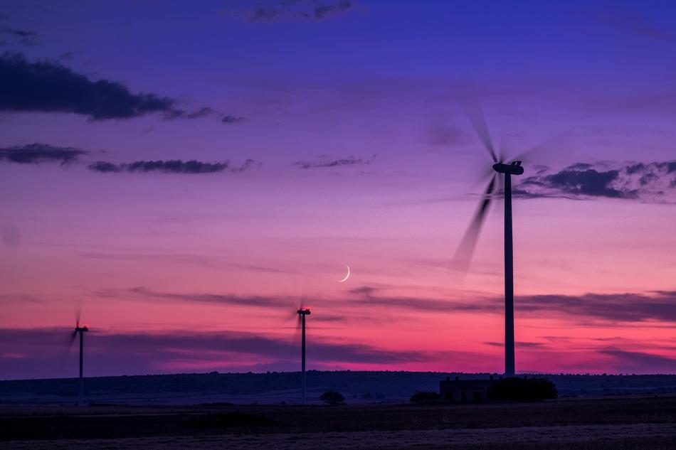 Wind Farm Sunset