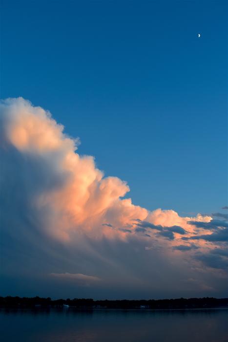 Sunset Clouds Puffy