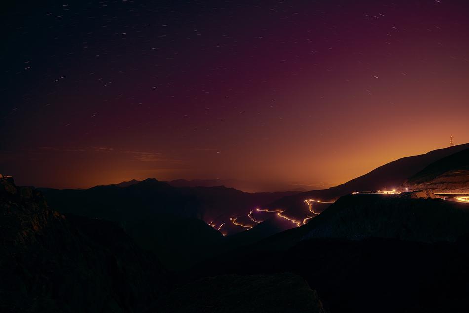 Stars Travel Long Exposure