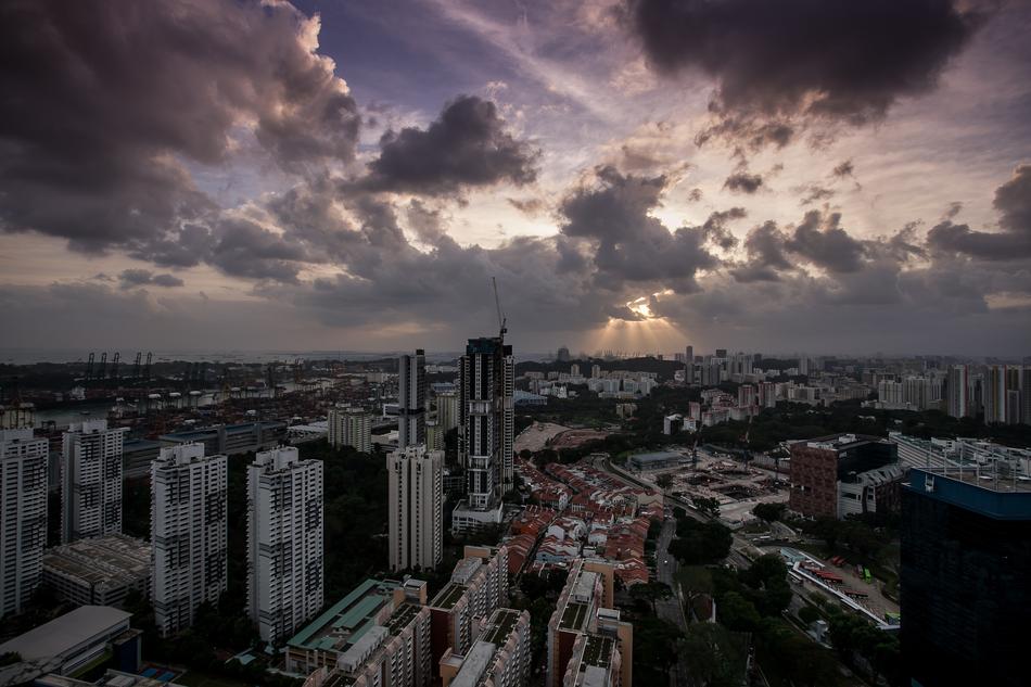 Ray Cloud Sunset