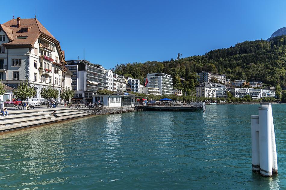 Lake Promenade Fountain Ingenbohl