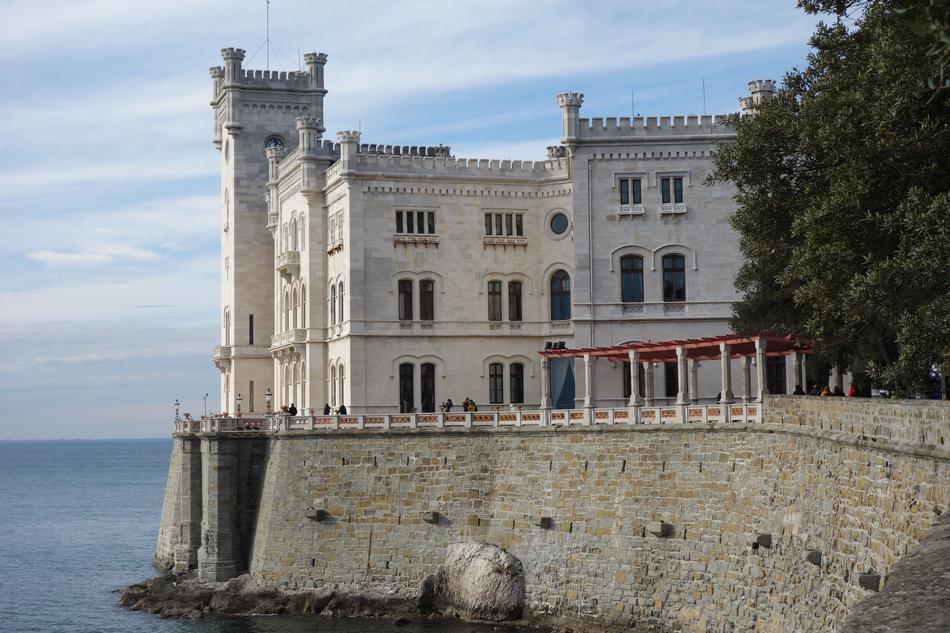 historic Castle Miramar Trieste