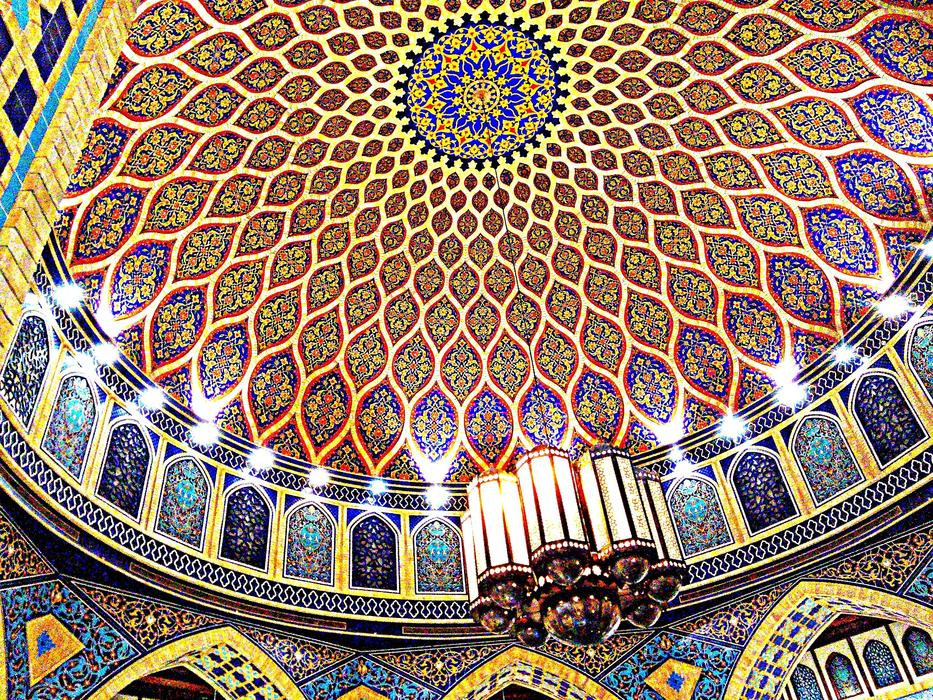 interior of Dome Architecture in Dubai