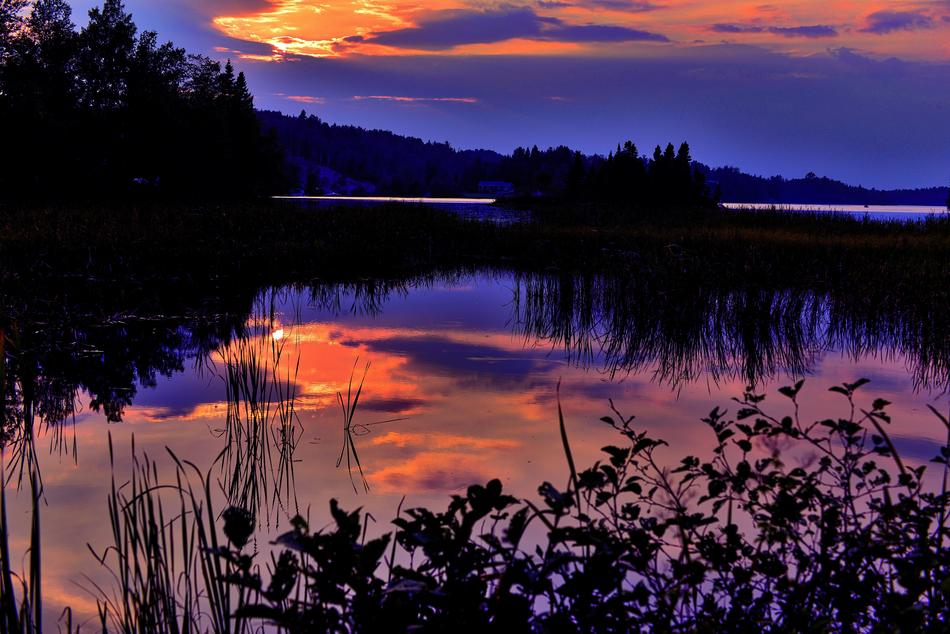 Sunset Lake Sky