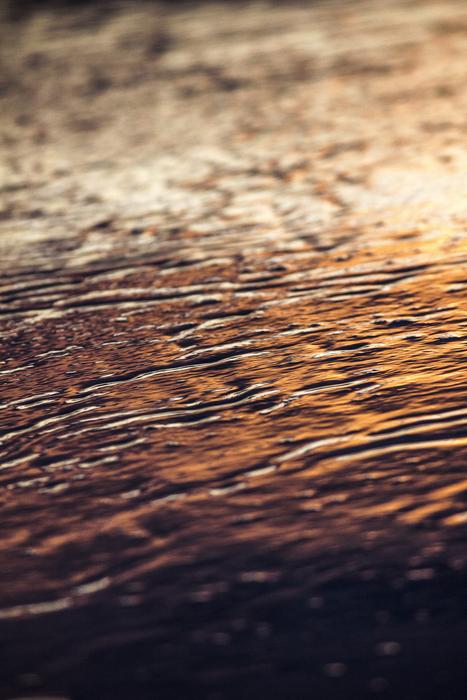 Water Texture at Sunset