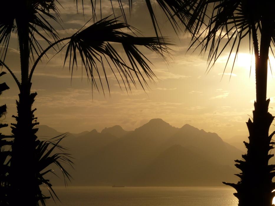 Sunset Antalya Sea