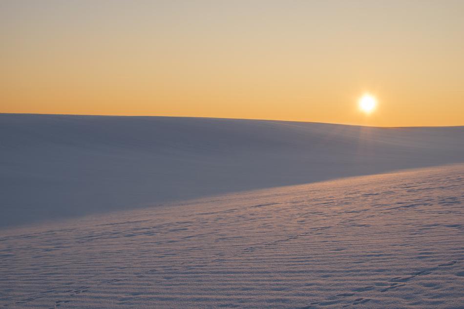 Sunset Snow Winter