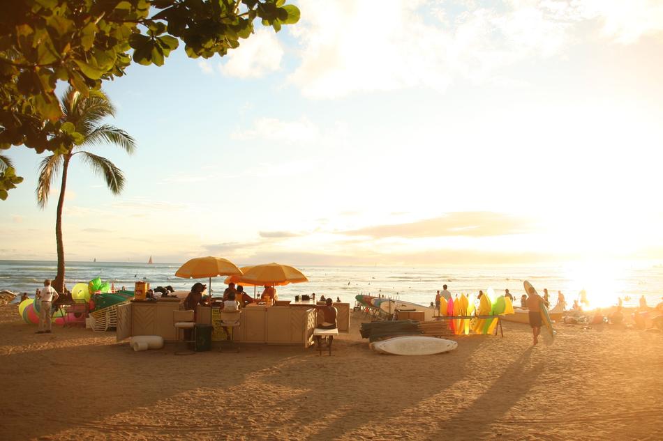 Sea Beach Sunset