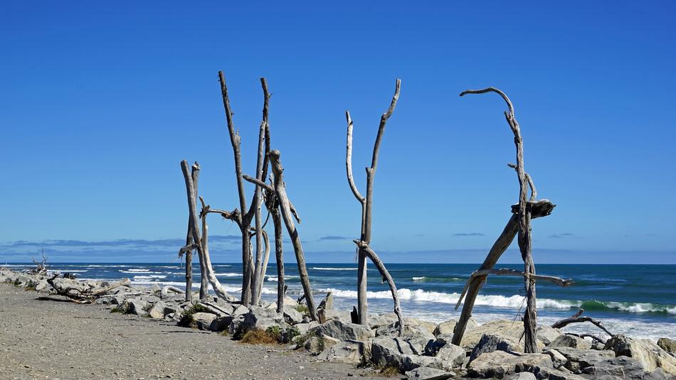 Hokitika Beach Coast New
