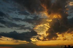 Clouds Evening Sky